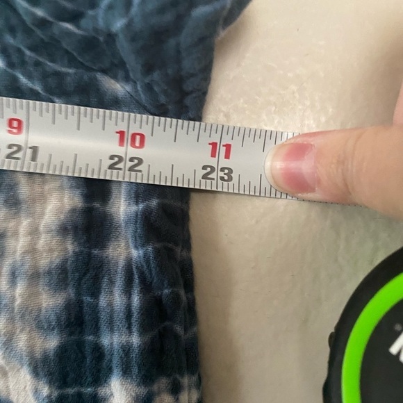 Young Fabulous Broke YFB Blue Tie Dye Henley Top Cotton T Shirt Size Small - Picture 7 of 8